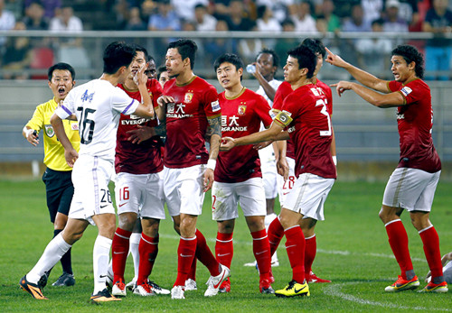 关于广州恒大战平天津泰达,中超第11轮结束的信息 关于广州恒大战平天津泰达,中超第11轮结束的信息